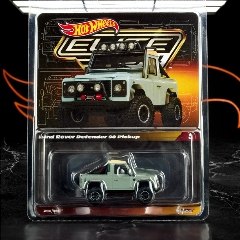 Hotwheels Elite 64 Series Land Rover Defender 90 Pickup. New/Sealed.